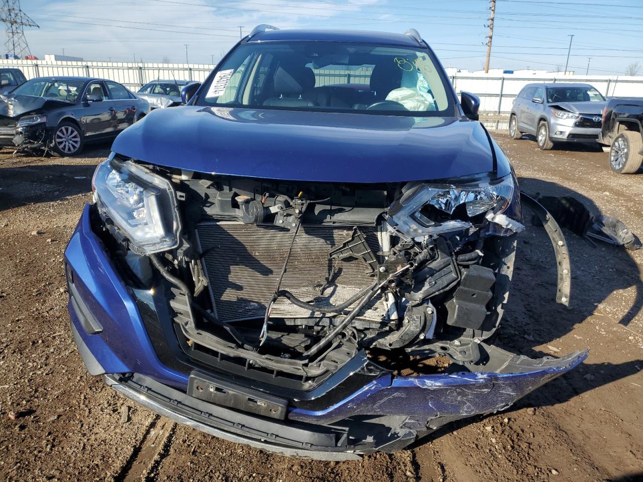 2020 Nissan Rogue VIN JN8AT2MV7LW104326 Copart auction photo, front end damage thumbnail 5