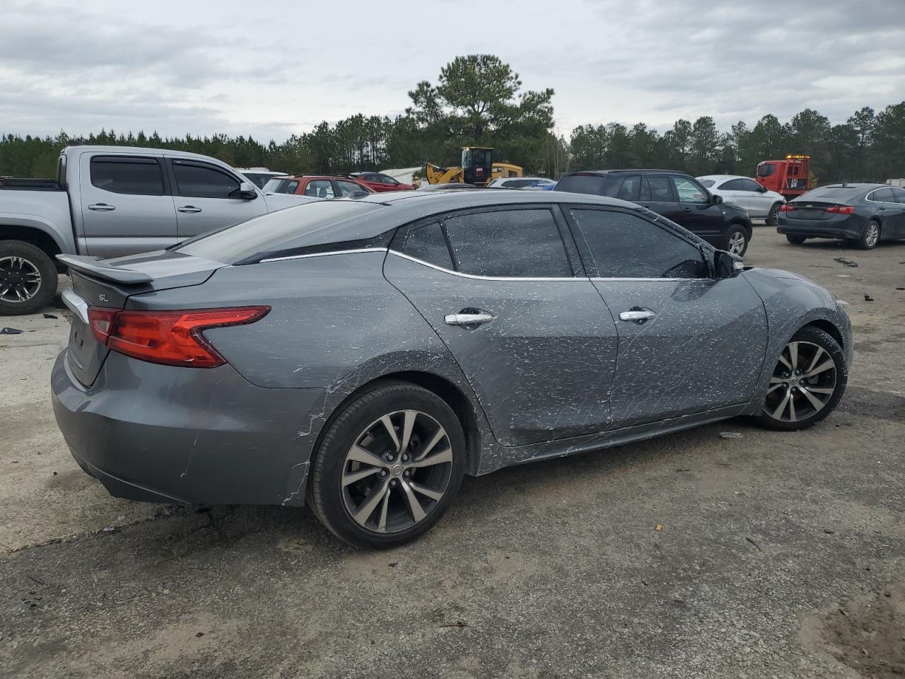 2017 Nissan Maxima VIN 1N4AA6APXHC402219 Copart auction photo, side damage thumbnail 3