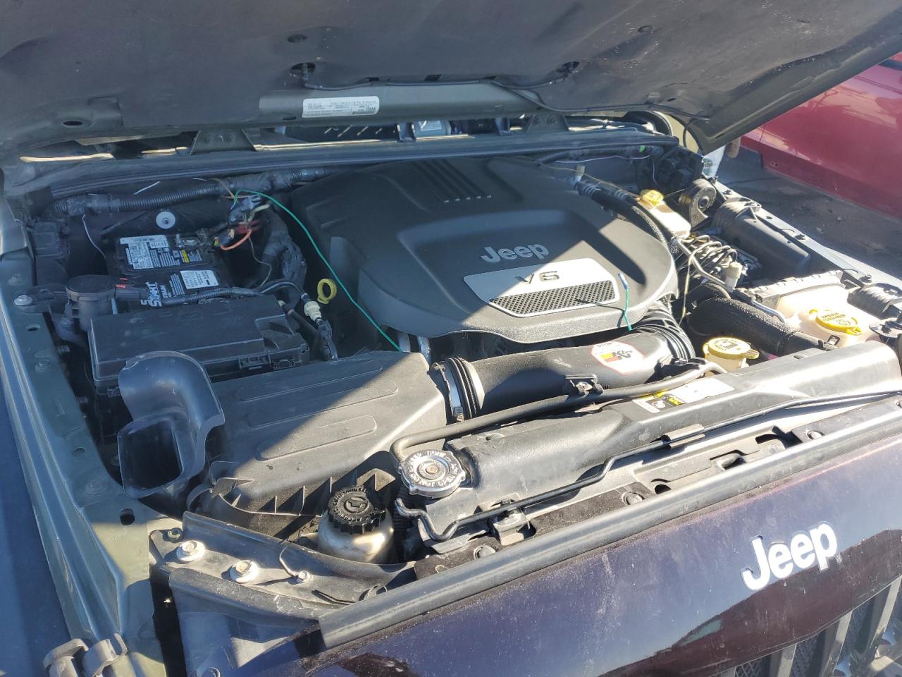 2015 Jeep Wrangler VIN 1C4BJWFG3FL612374 Copart auction photo, rear end damage thumbnail 14