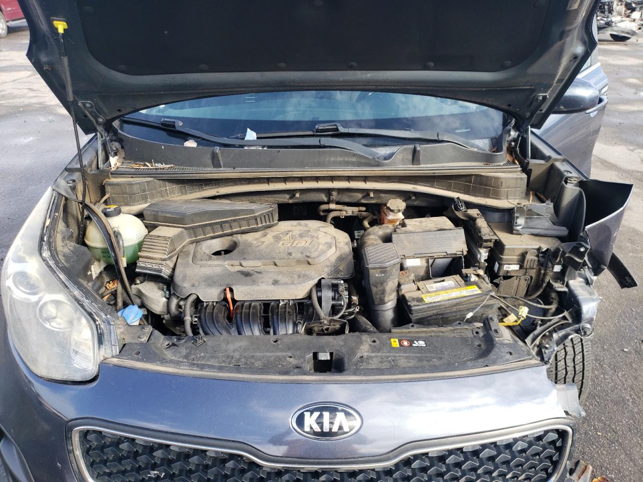 2017 KIA Sportage VIN KNDPM3AC8H7033683 Copart auction photo, front end / undercarriage damage thumbnail 12