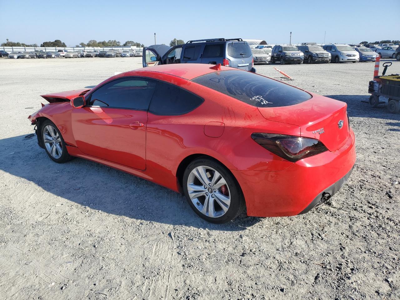 2013 Hyundai Genesis VIN KMHHT6KD0DU112353 Copart auction photo, front end damage thumbnail 2