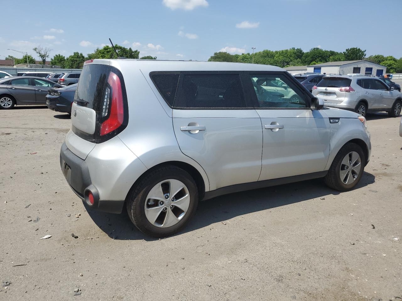 2016 KIA Soul VIN KNDJN2A20G7834367 Copart auction photo, side damage thumbnail 3