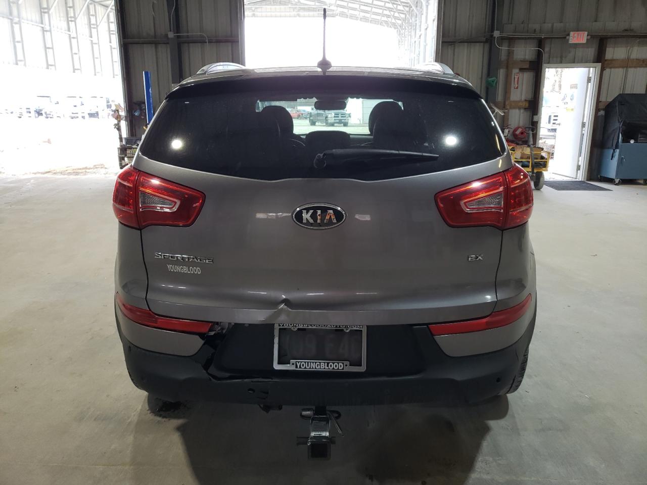 2012 KIA Sportage VIN KNDPC3A20C7184570 Copart auction photo, rear end / minor dent/scratches damage thumbnail 6