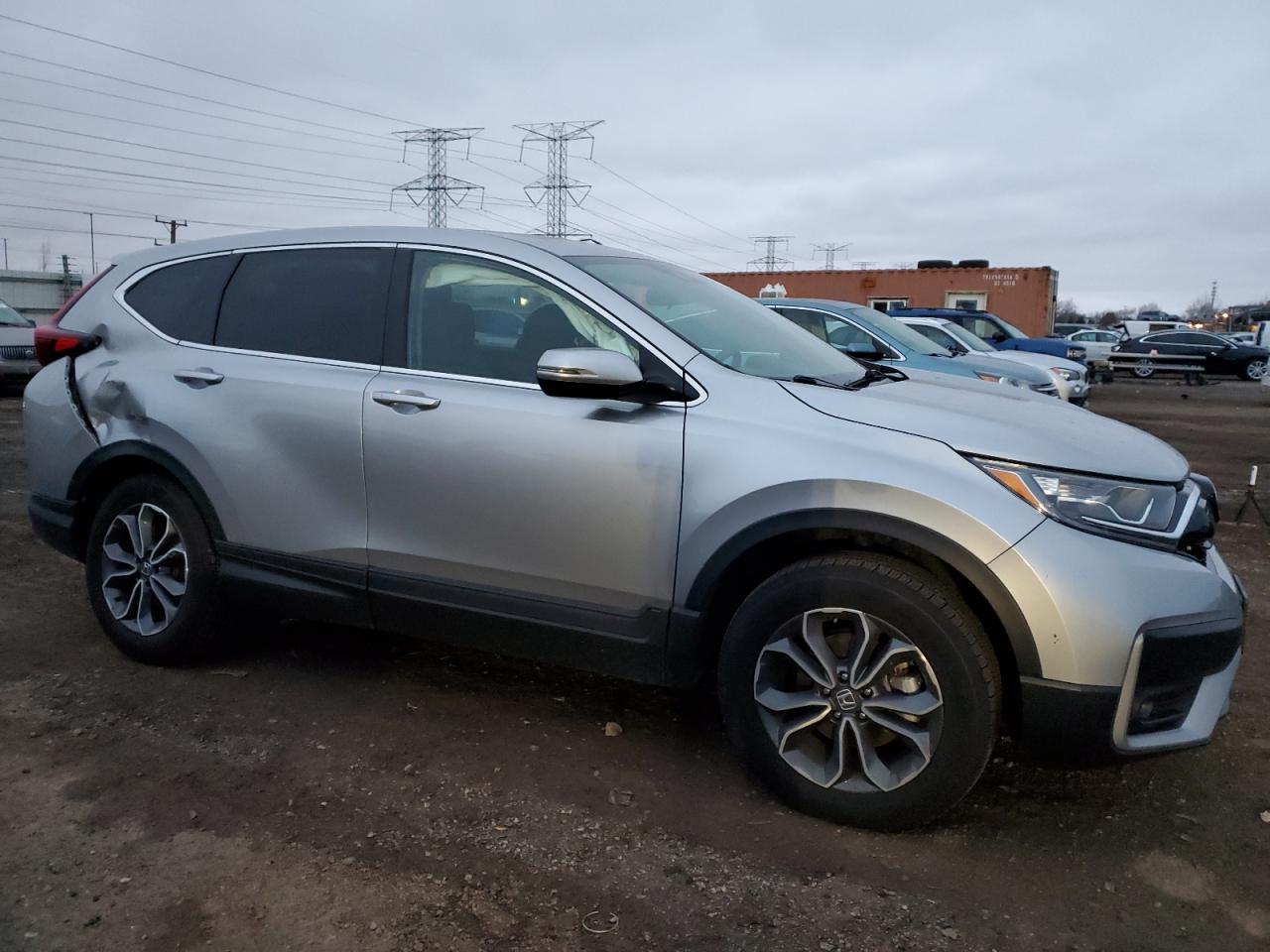 2022 Honda CR-V VIN 2HKRW2H57NH633221 Copart auction photo, rear end / minor dent/scratches damage thumbnail 4