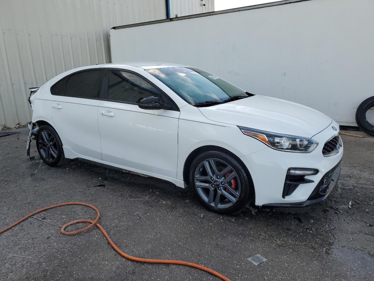 2021 KIA Forte VIN 3KPF34AD0ME387155 Copart auction photo, rear end damage thumbnail 4