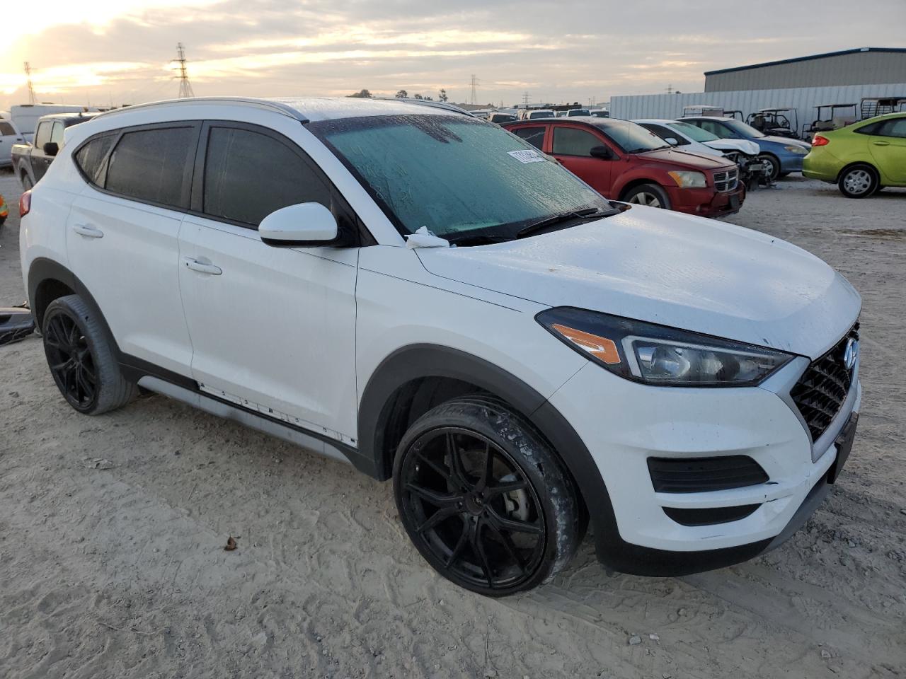 2020 Hyundai Tucson VIN KM8J33AL5LU188545 Copart auction photo, side damage thumbnail 4