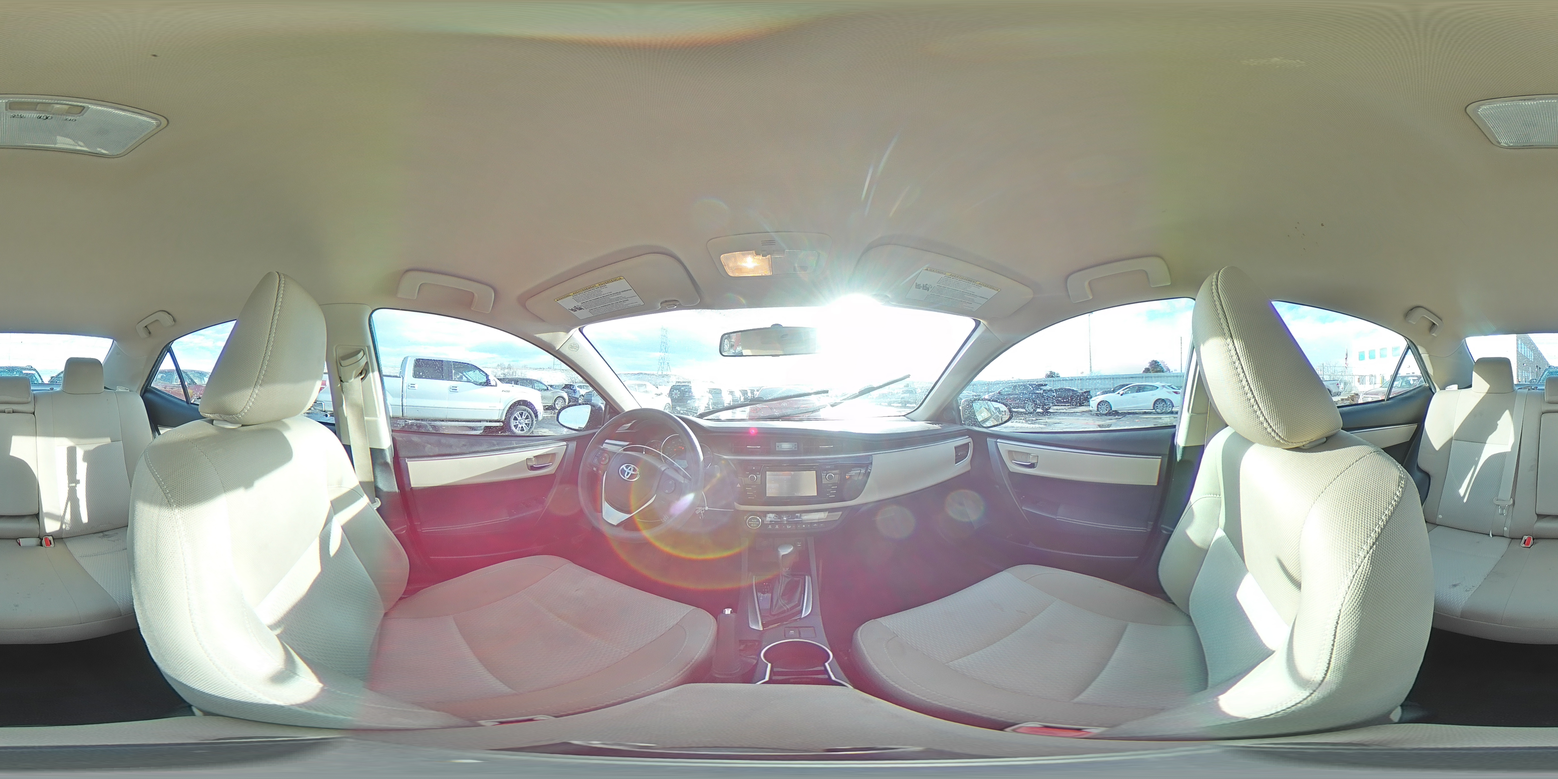 2016 Toyota Corolla VIN 2T1BURHE0GC487539 Copart auction photo, front end / rear end damage thumbnail 15
