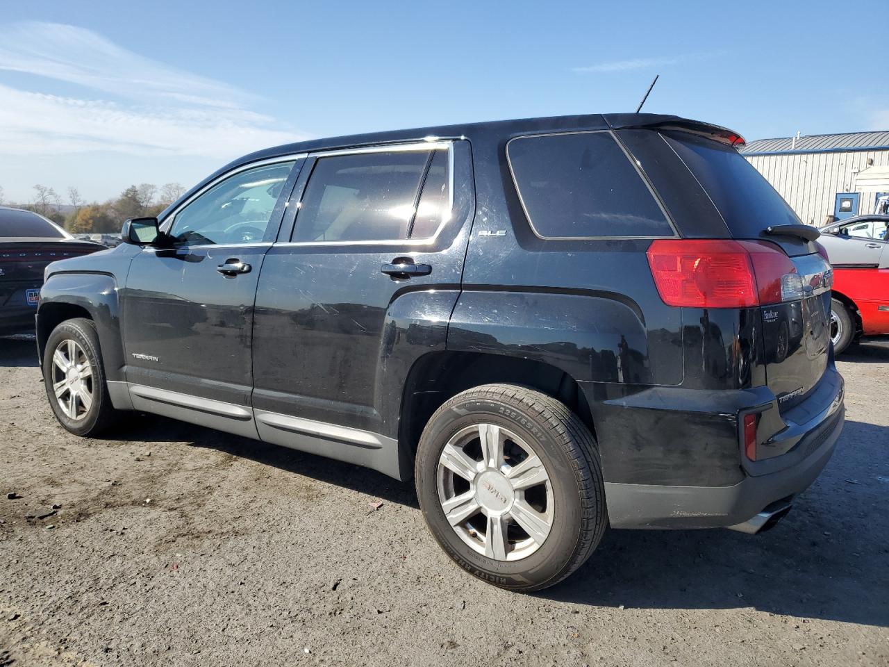 2016 GMC Terrain VIN 2GKALMEK8G6291298 Copart auction photo, side / front end damage thumbnail 2
