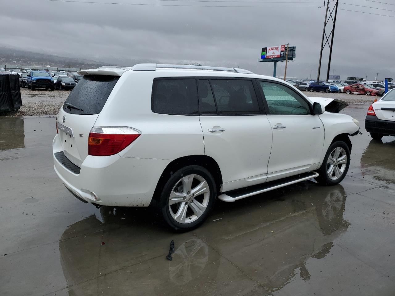 2008 Toyota Highlander VIN JTEDS42A782032190 Copart auction photo, front end damage thumbnail 3