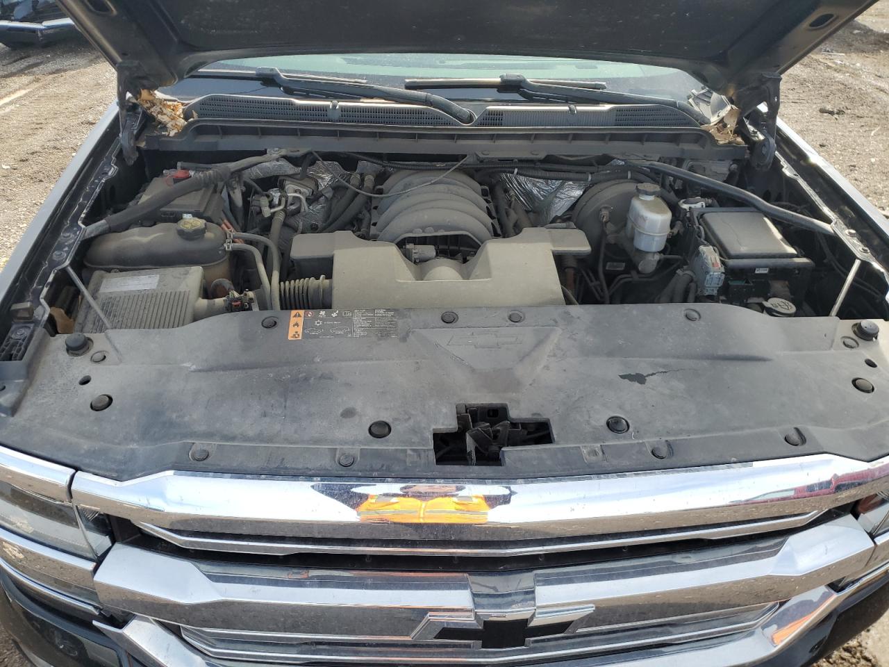 2017 Chevrolet Silverado VIN 3GCUKTECXHG432795 Copart auction photo, front end damage thumbnail 11