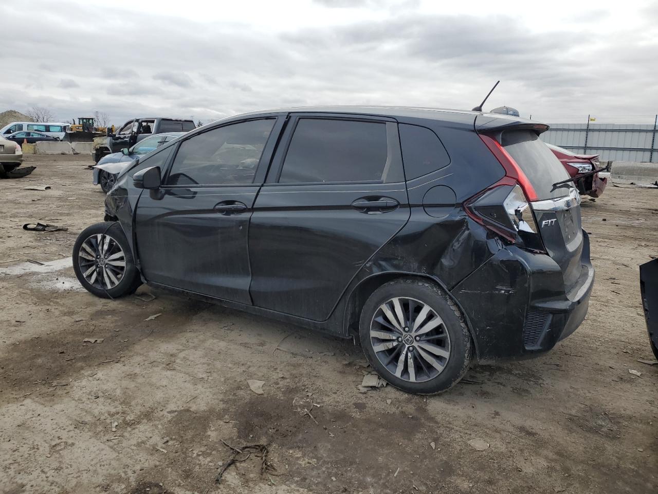 2017 Honda Fit VIN 3HGGK5H76HM712840 Copart auction photo, front end / rear end damage thumbnail 2