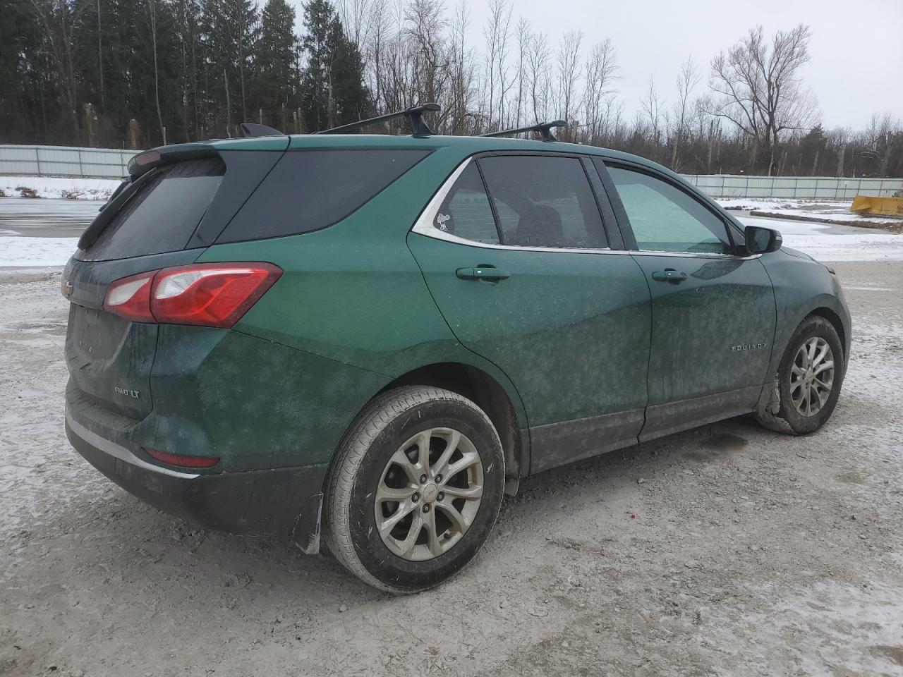 2018 Chevrolet Equinox VIN 2GNAXSEV7J6307004 Copart auction photo, front end / side damage thumbnail 3