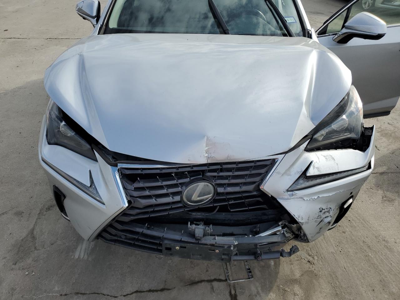 2019 Lexus NX VIN JTJYARBZ7K2129681 Copart auction photo, front end damage thumbnail 12