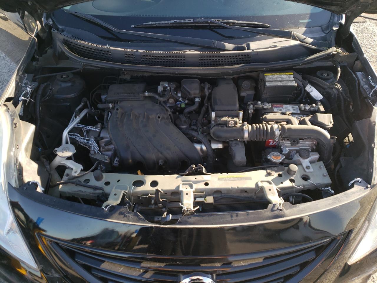 2014 Nissan Versa VIN 3N1CN7AP8EL844769 Copart auction photo, front end damage thumbnail 13