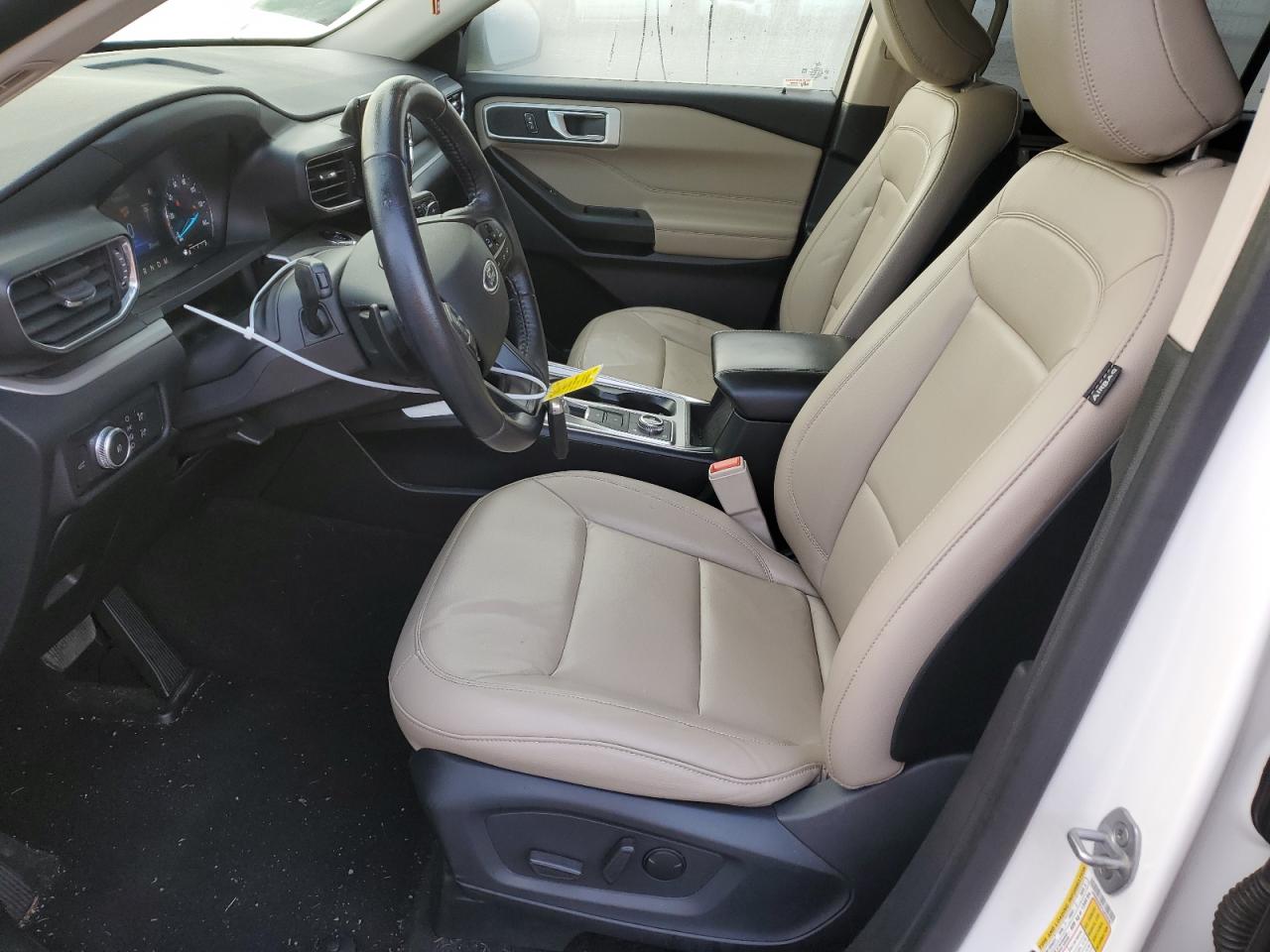 2020 Ford Explorer VIN 1FMSK8DH7LGB06387 Copart auction photo, front end / side damage thumbnail 7