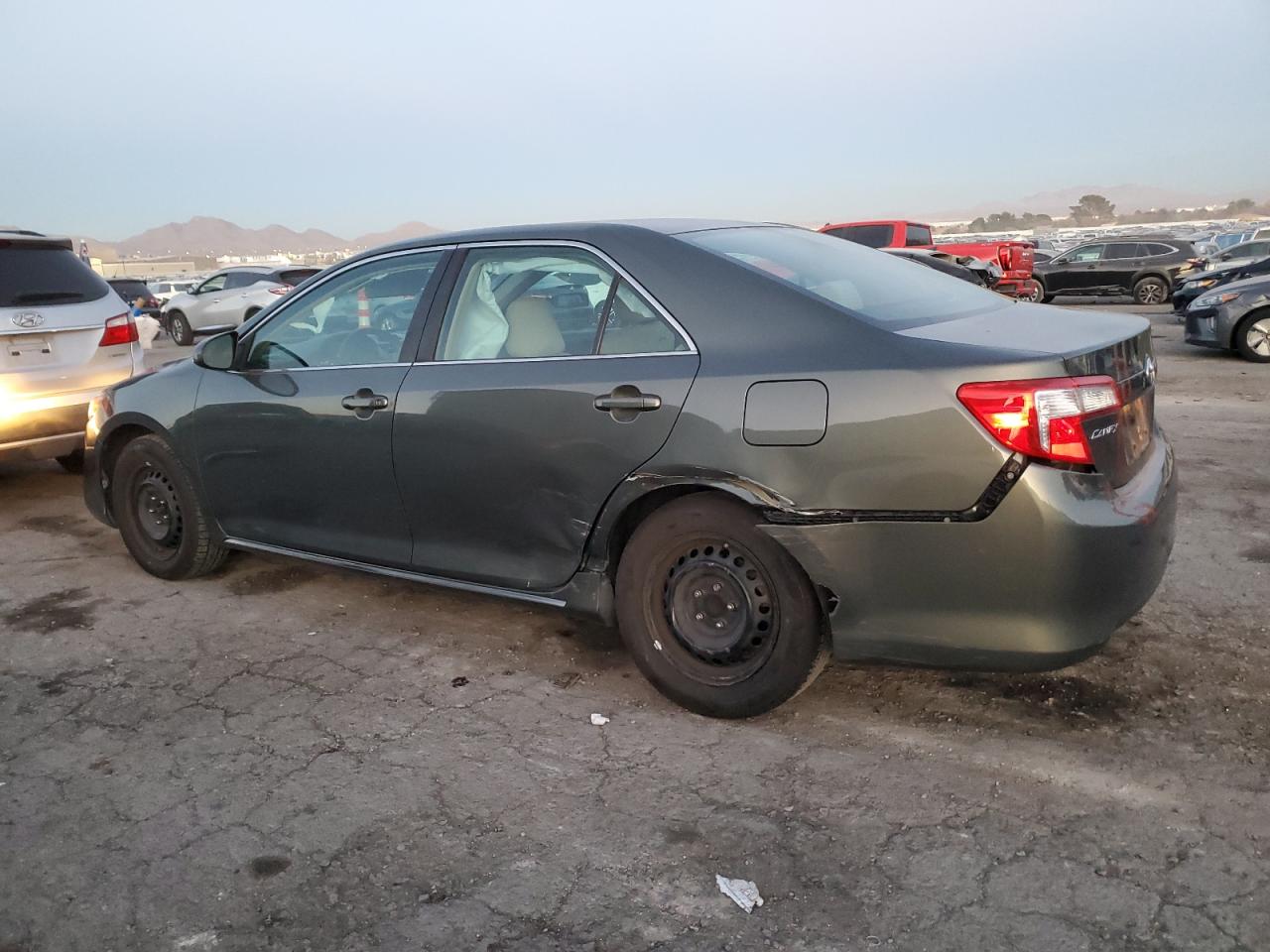 2012 Toyota Camry VIN 4T4BF1FK2CR234807 Copart auction photo, side / rear end damage thumbnail 2