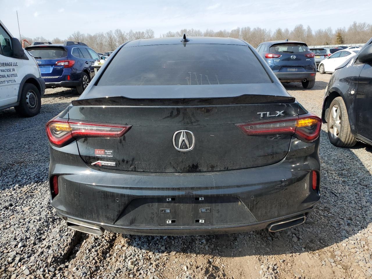2021 Acura TLX VIN 19UUB5F58MA016749 Copart auction photo, undercarriage damage thumbnail 6