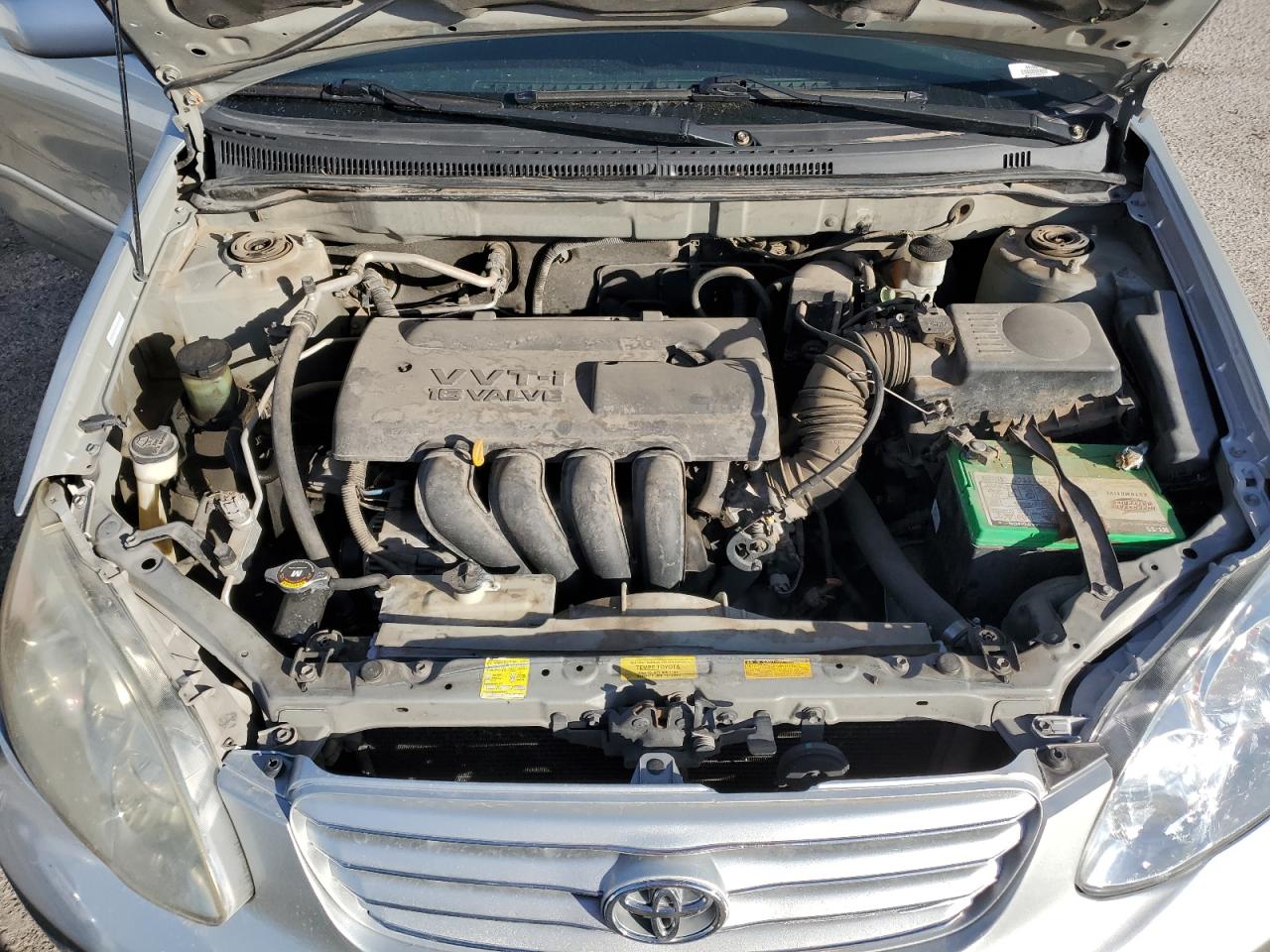 2004 Toyota Corolla VIN 1NXBR32E14Z260703 Copart auction photo, undercarriage / all over damage thumbnail 11
