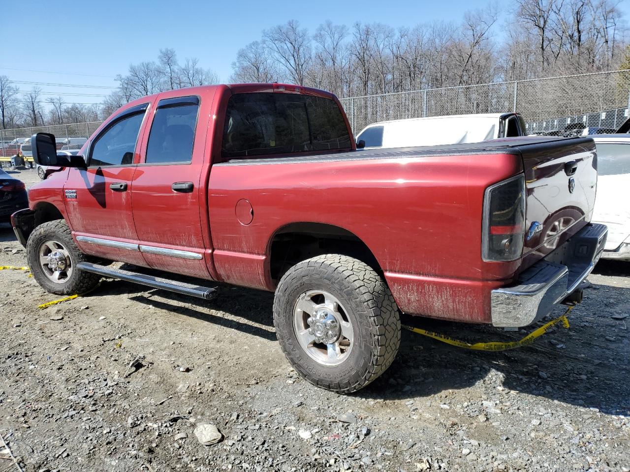 2008 Dodge RAM VIN 3D7KS28A88G227591 Copart auction photo, front end damage thumbnail 2