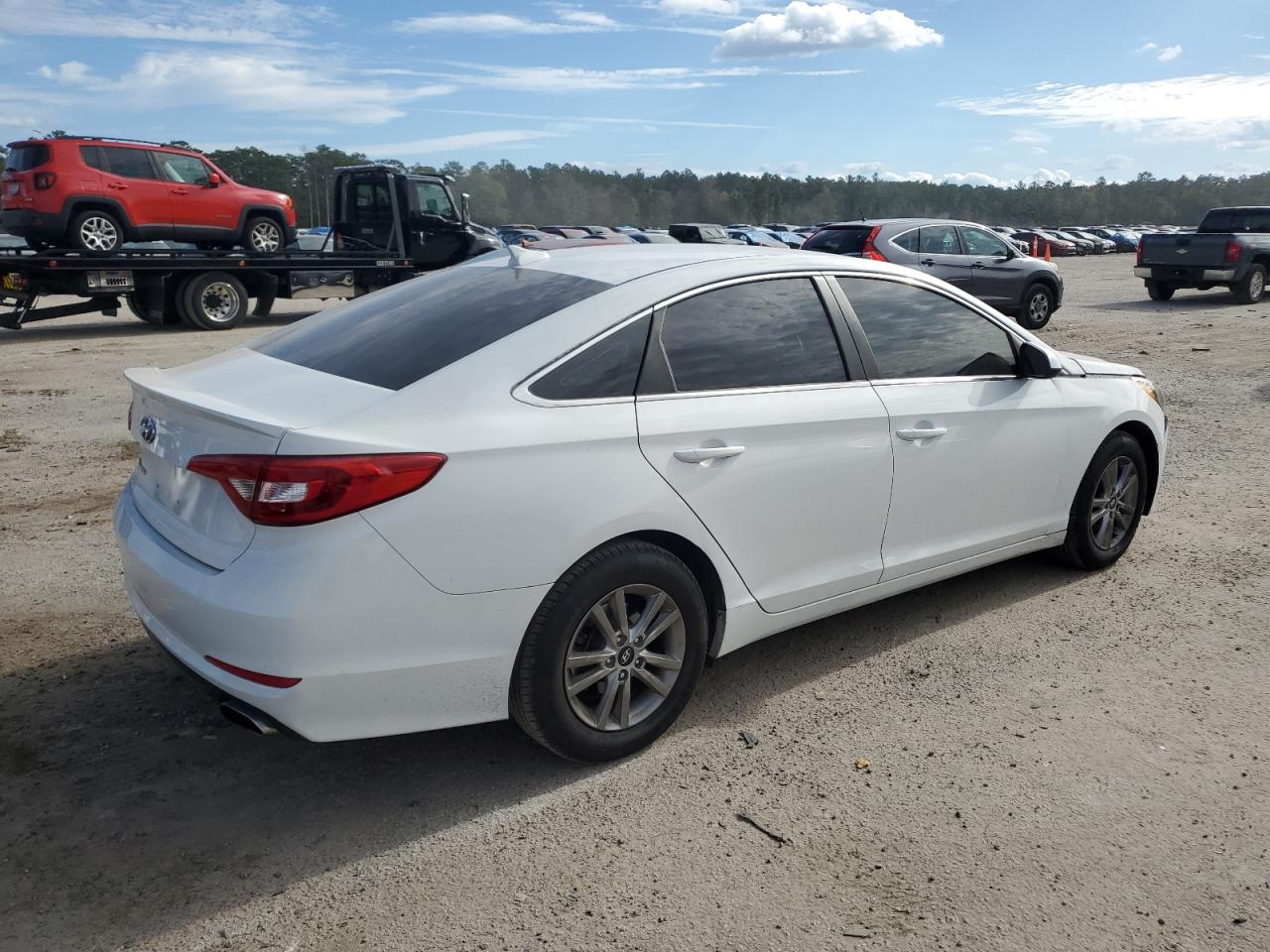 2017 Hyundai Sonata VIN 5NPE24AF7HH489201 Copart auction photo, front end damage thumbnail 3