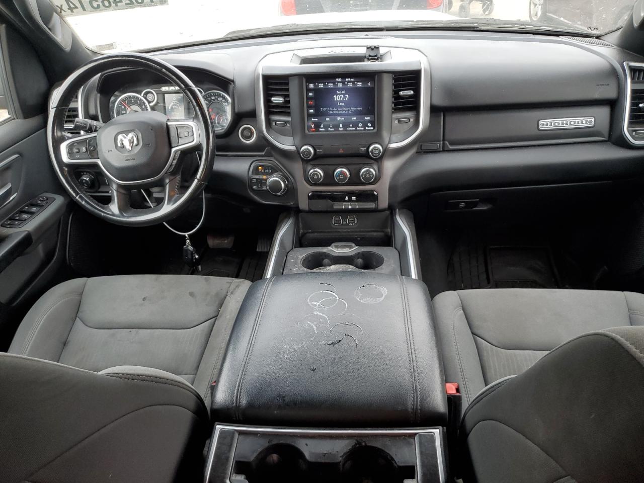 2021 RAM 1500 VIN 1C6SRFBT1MN687708 Copart auction photo, side damage thumbnail 8