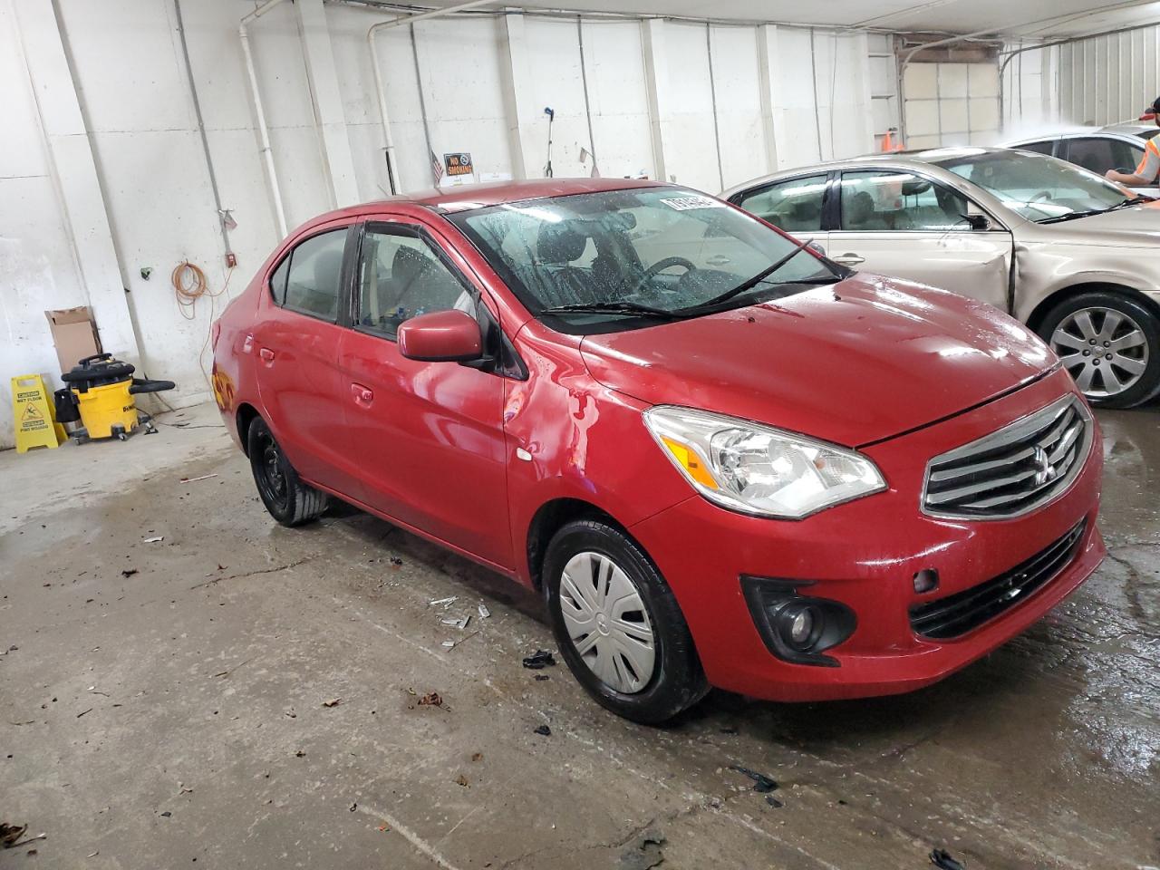 2018 Mitsubishi Mirage VIN ML32F3FJ1JHF14957 Copart auction photo, front end / minor dent/scratches damage thumbnail 4