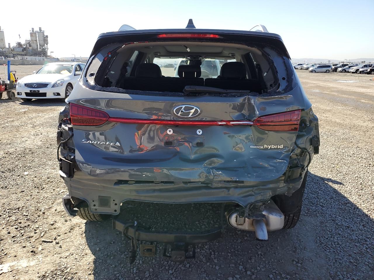 2023 Hyundai Santa Fe VIN 5NMS5DA12PH002416 Copart auction photo, rear end / side damage thumbnail 6