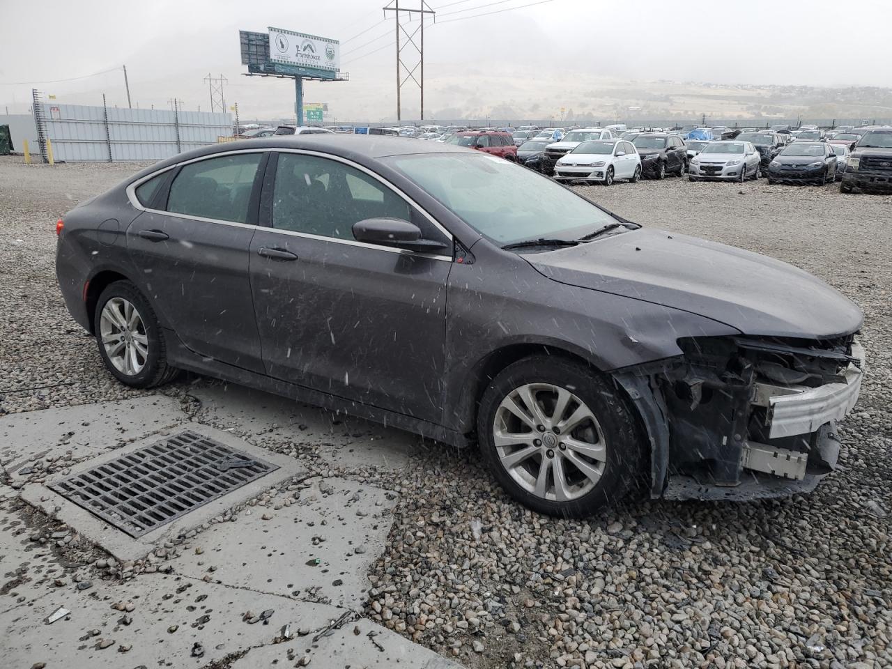 2015 Chrysler 200 VIN 1C3CCCAB8FN645176 Copart auction photo, front end damage thumbnail 4