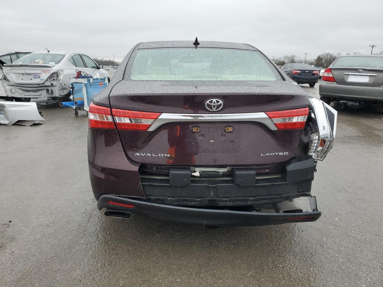 2014 Toyota Avalon VIN 4T1BK1EB1EU131257 Copart auction photo, rear end / side damage thumbnail 6