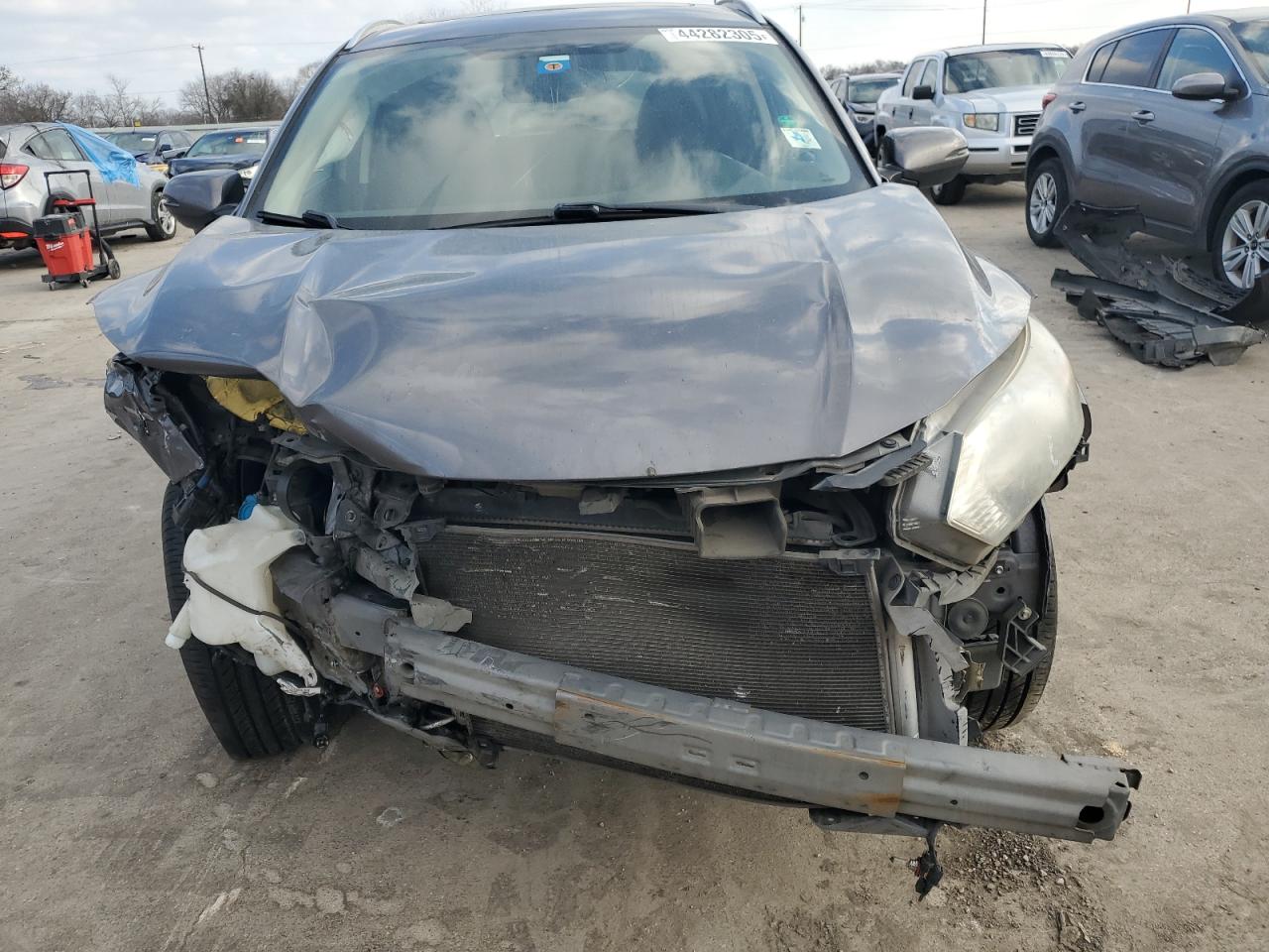 2018 Honda HR-V VIN 3CZRU5H76JM714864 Copart auction photo, front end / side damage thumbnail 5