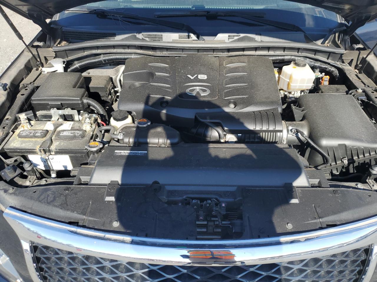 2017 Infiniti QX80 VIN JN8AZ2NC8H9432386 Copart auction photo, rear end / minor dent/scratches damage thumbnail 12