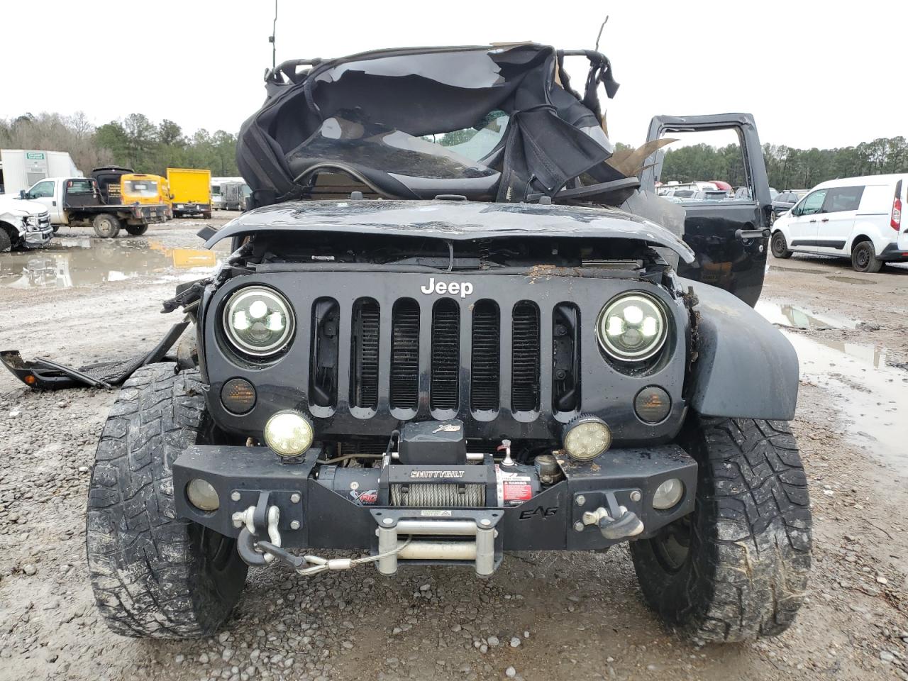 2013 Jeep Wrangler VIN 1C4GJWAG0DL687558 Copart auction photo, rollover / minor dent/scratches damage thumbnail 5