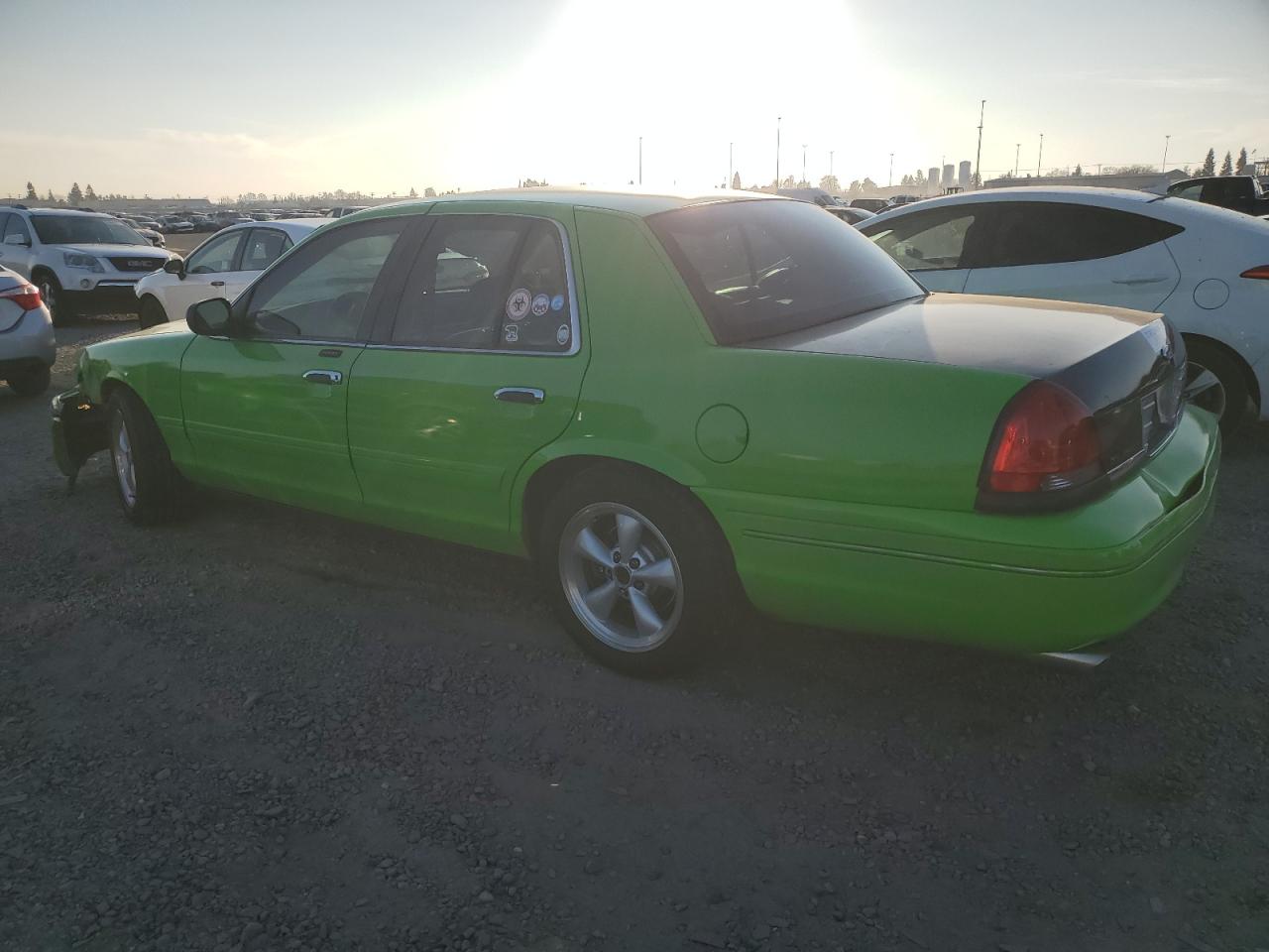 2004 Ford Crown Victoria VIN 2FAFP74W54X112206 Copart auction photo, front end / rear end damage thumbnail 2