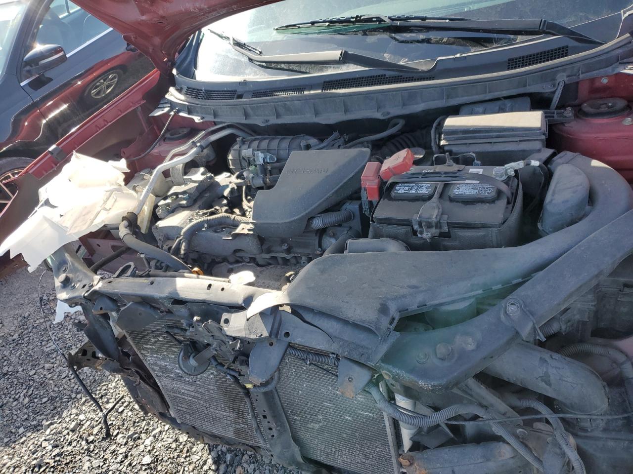 2015 Nissan Rogue VIN JN8AS5MV8FW254129 Copart auction photo, front end damage thumbnail 12