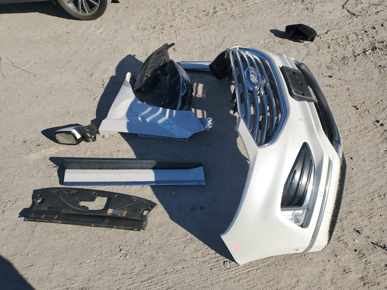 2019 Ford Edge VIN 2FMPK3K97KBB46219 Copart auction photo, front end / side damage thumbnail 13