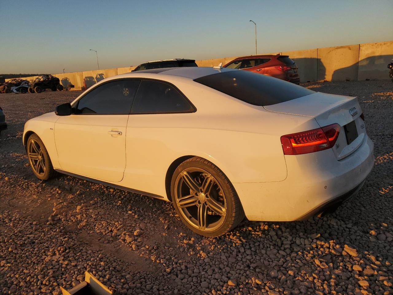 2014 Audi A5 VIN WAUMFAFR7EA069486 Copart auction photo, front end damage thumbnail 2