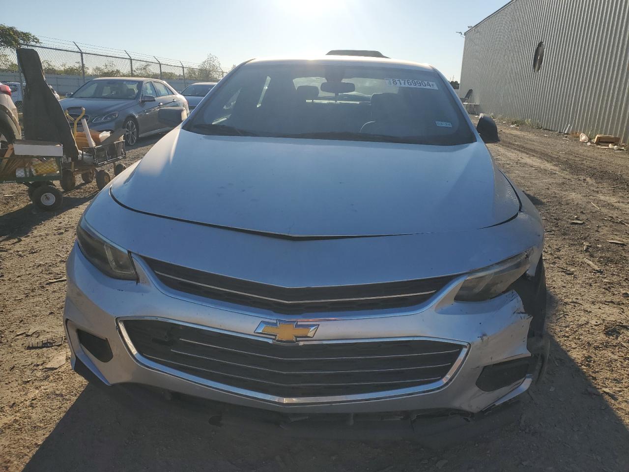 2016 Chevrolet Malibu VIN 1G1ZB5ST7GF358282 Copart auction photo, front end / side damage thumbnail 5