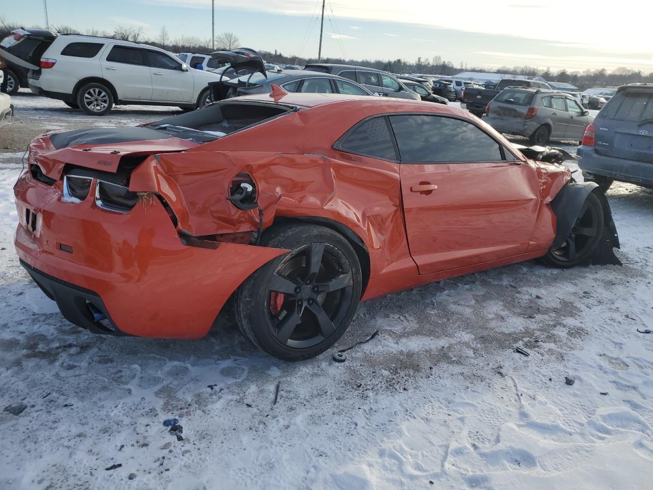 2012 Chevrolet Camaro VIN 2G1FK1EJ7C9183654 Copart auction photo, rollover damage thumbnail 3