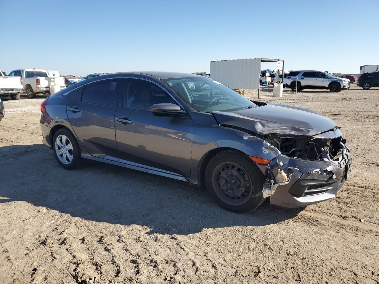 2018 Honda Civic VIN 2HGFC2F58JH599745 Copart auction photo, front end damage thumbnail 4