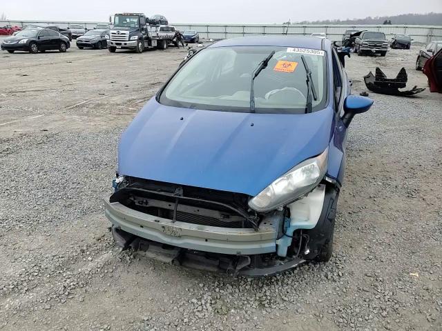 2018 Ford Fiesta VIN 3FADP4BJ4JM138431 Copart auction photo, front end / side damage thumbnail 11