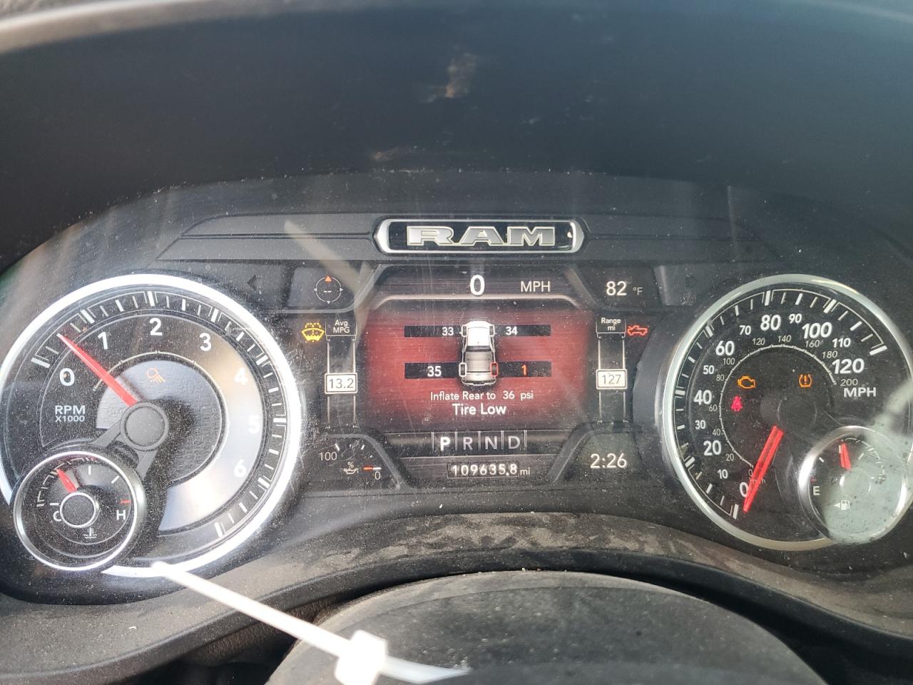 2020 RAM 1500 VIN 1C6SRFDT2LN254099 Copart auction photo, front end damage thumbnail 9