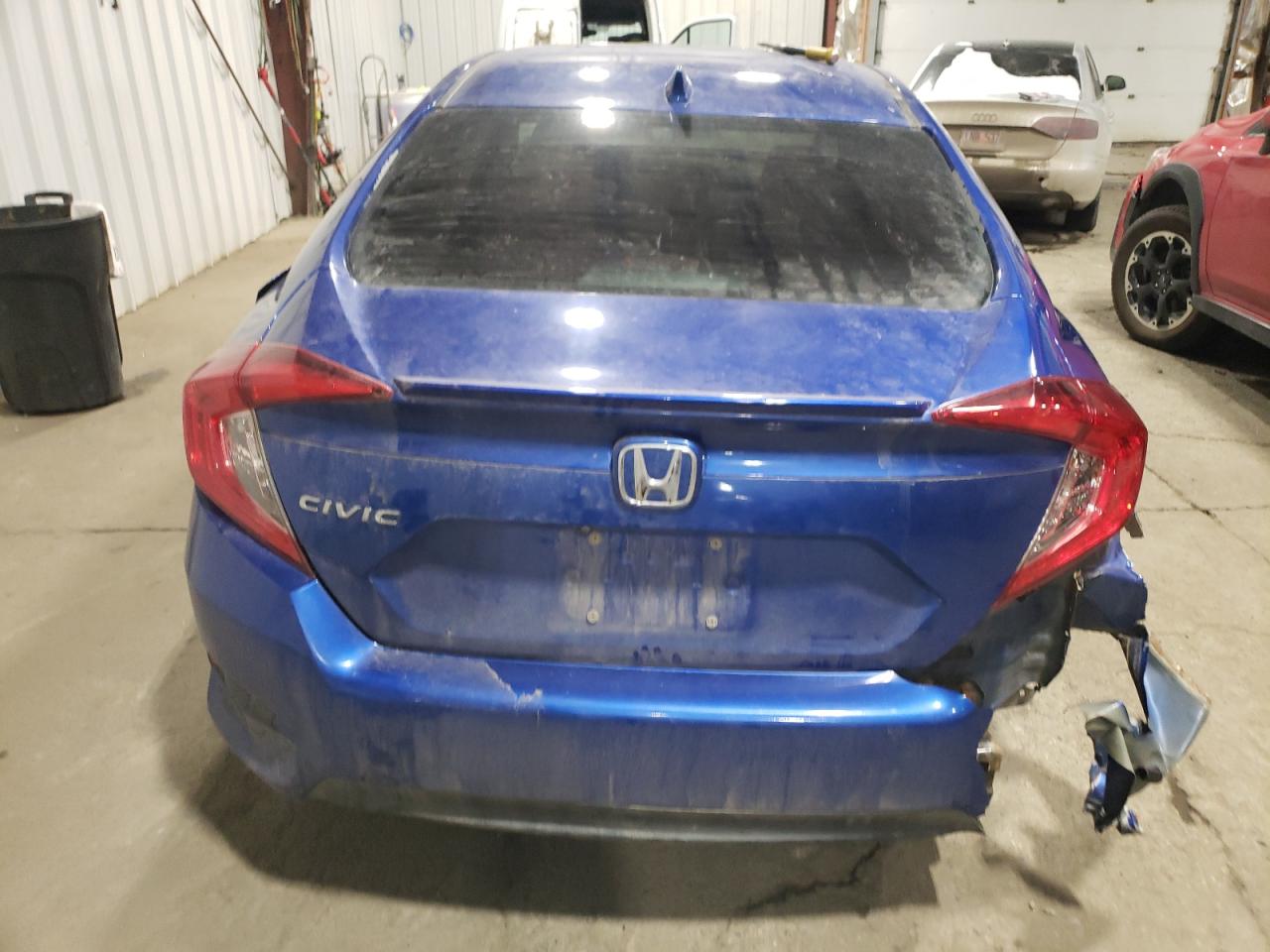 2017 Honda Civic VIN 19XFC1E33HE019588 Copart auction photo, all over damage thumbnail 6