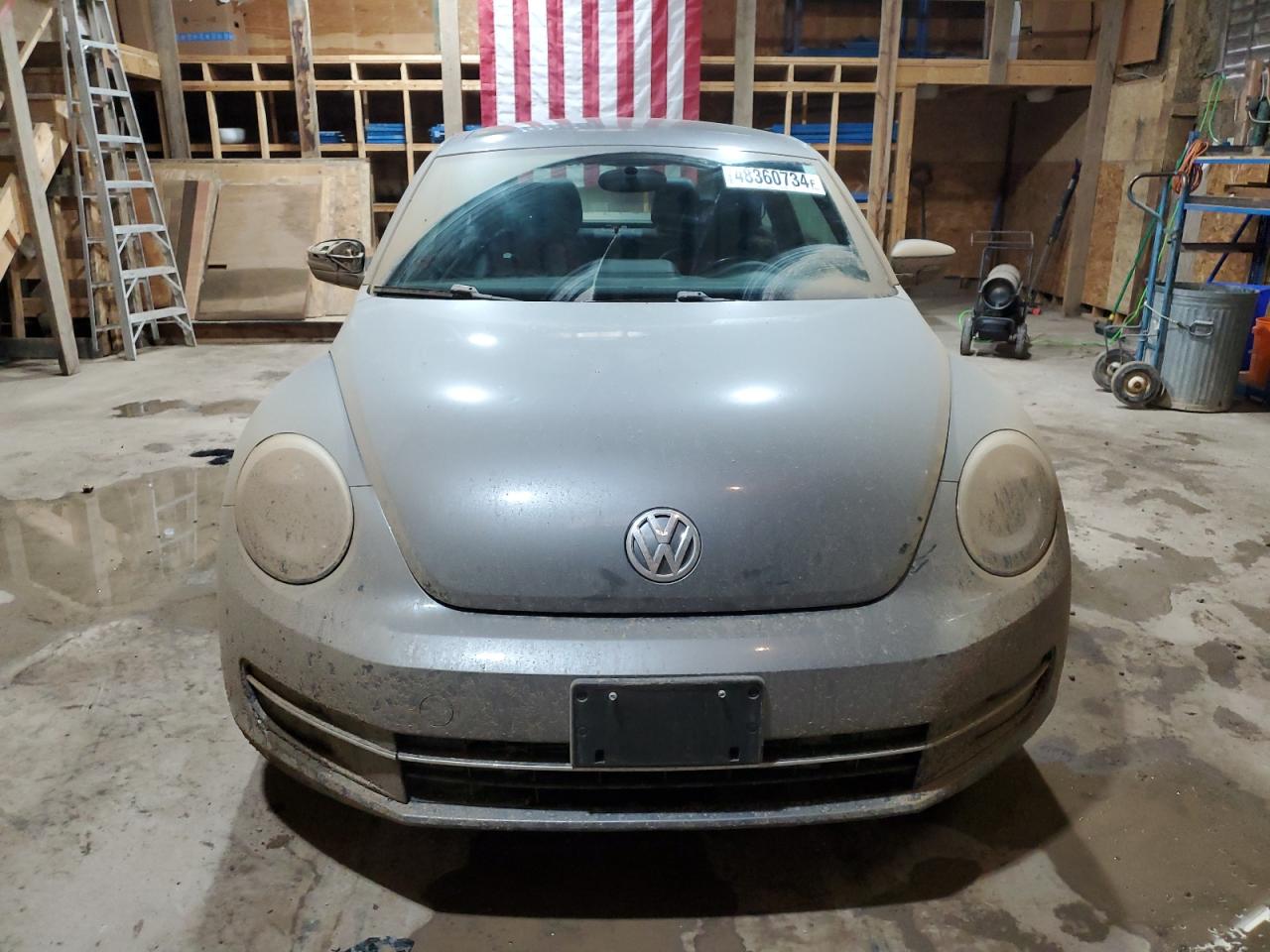 2013 Volkswagen Beetle VIN 3VW467AT9DM625949 Copart auction photo, rear end damage thumbnail 5