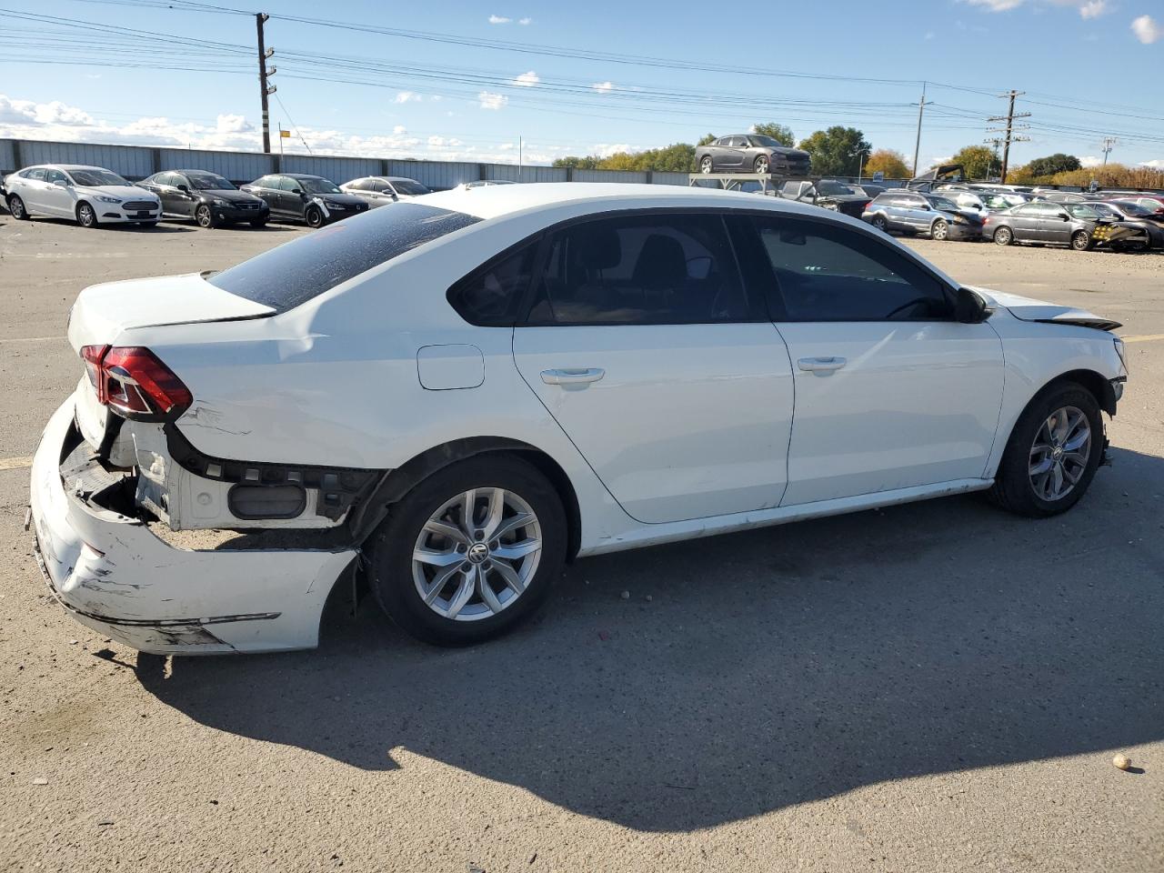 2018 Volkswagen Passat VIN 1VWAA7A3XJC004010 Copart auction photo, all over / frame damage damage thumbnail 3
