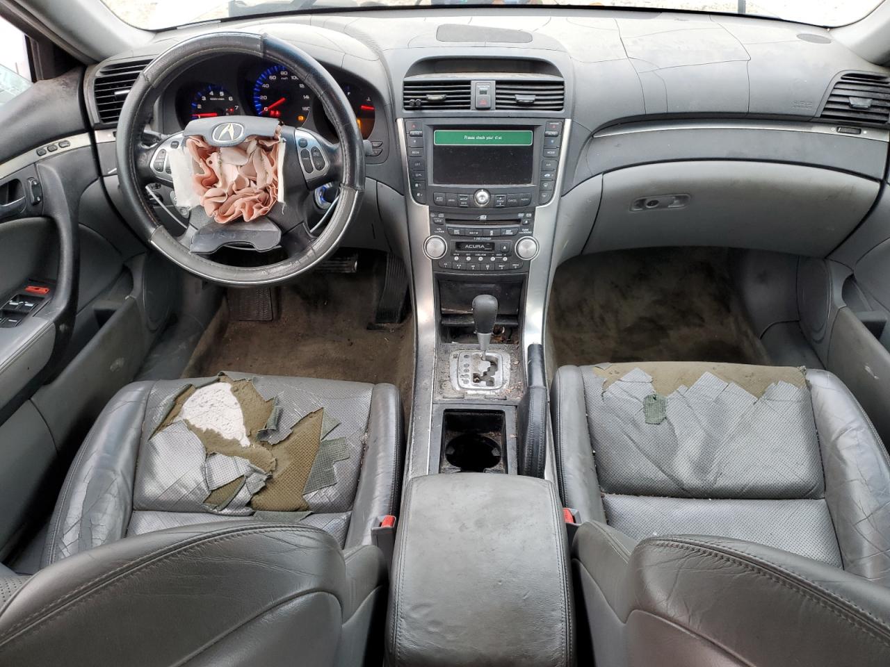 2005 Acura TLX VIN 19UUA66235A012852 Copart auction photo, front end / side damage thumbnail 8