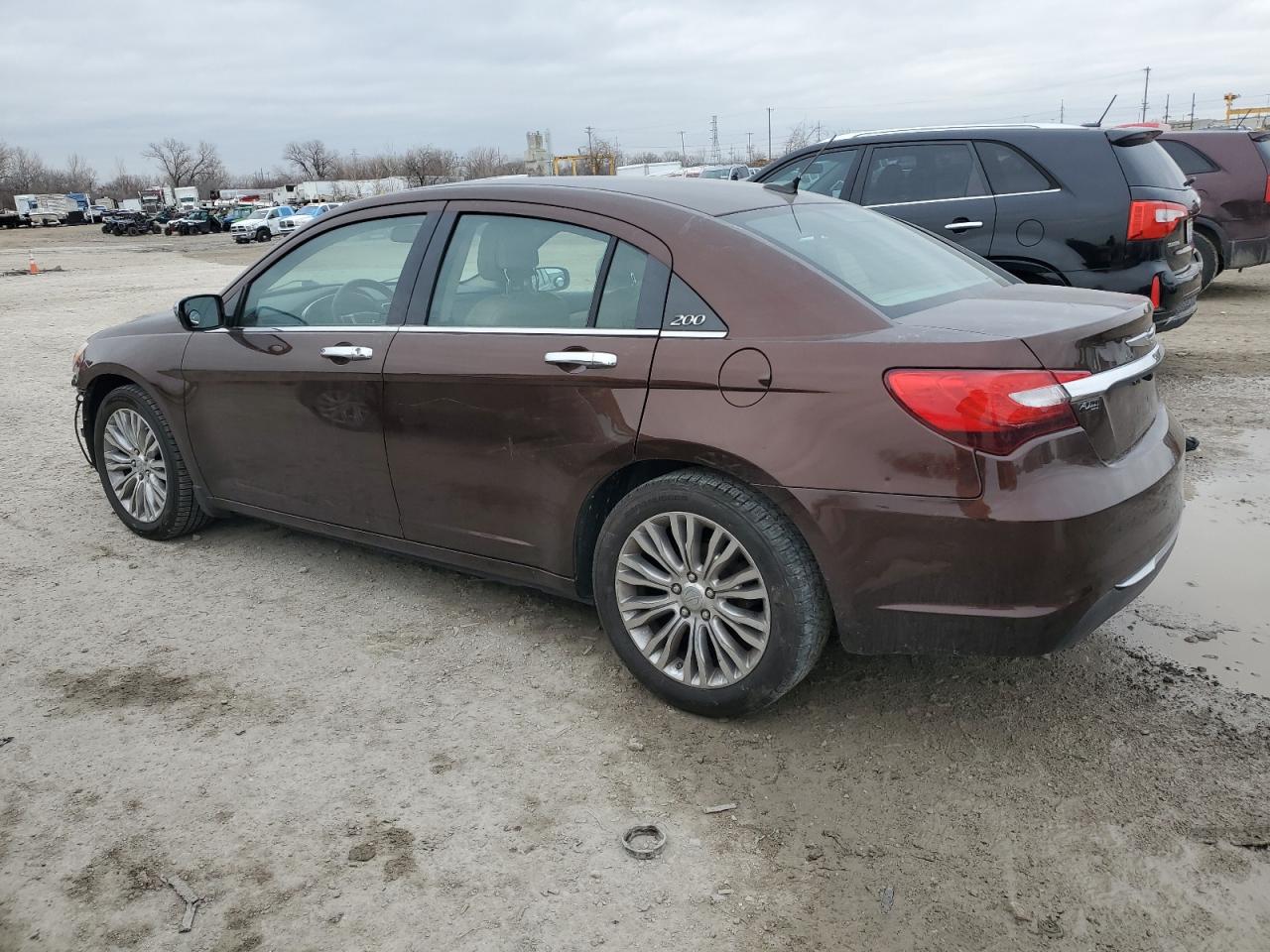 2013 Chrysler 200 VIN 1C3CCBCG1DN593602 Copart auction photo, front end / mechanical damage thumbnail 2