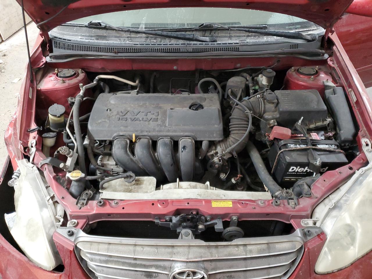 2004 Toyota Corolla VIN JTDBR32EX42048561 Copart auction photo, front end damage thumbnail 11
