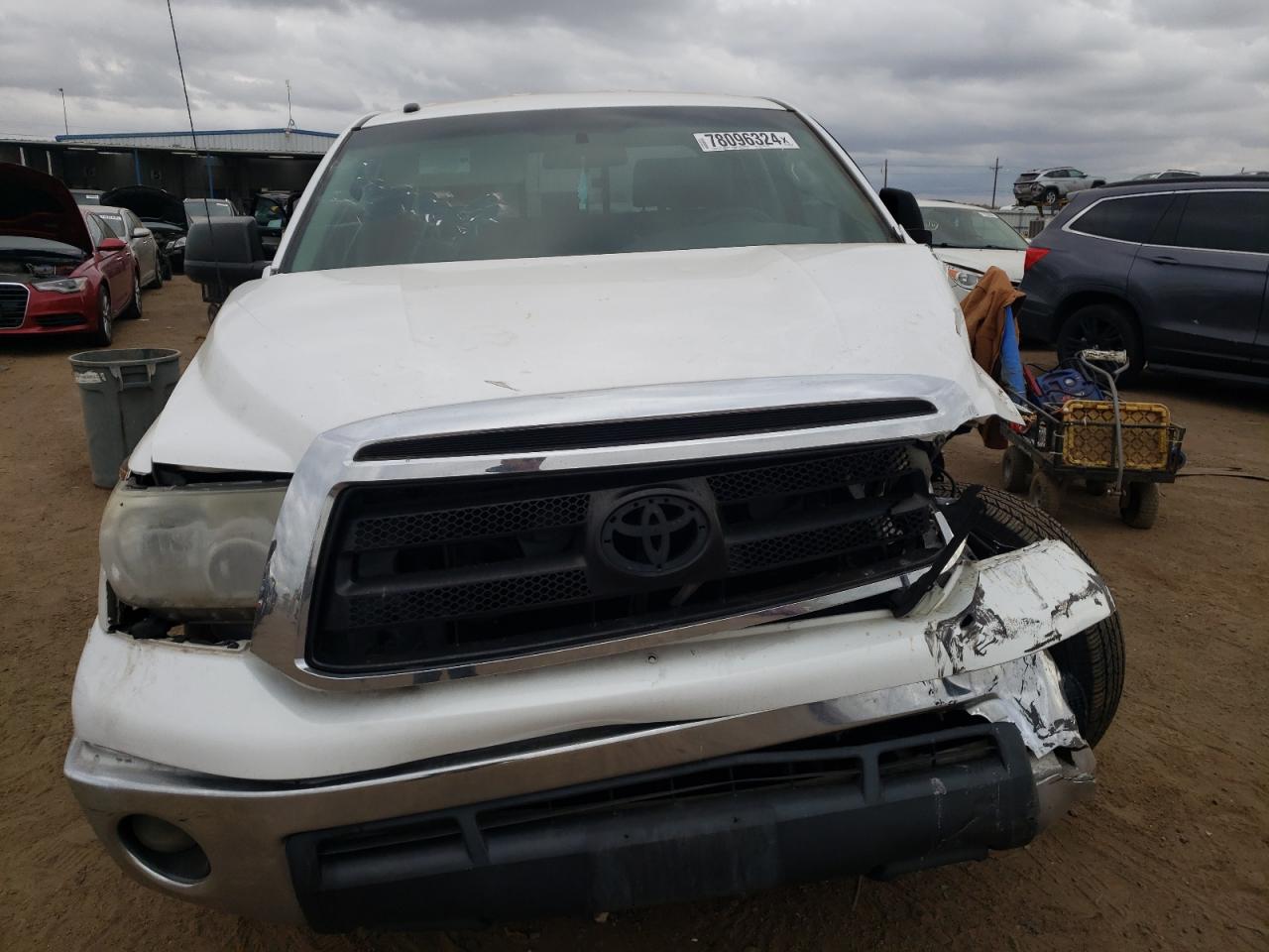 2012 Toyota Tundra VIN 5TFUM5F10CX033661 Copart auction photo, front end damage thumbnail 5