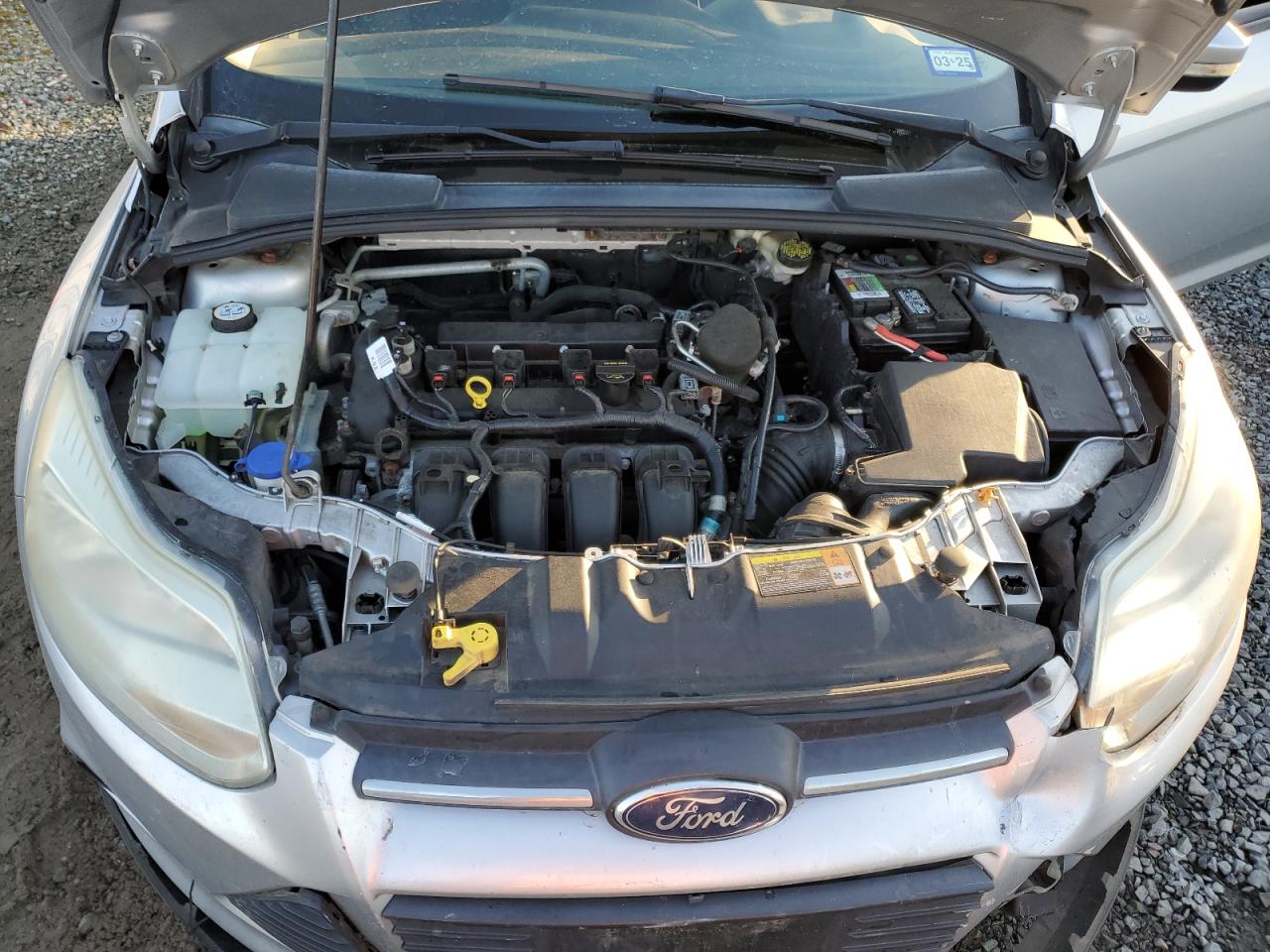 2013 Ford Focus VIN 1FADP3F21DL113845 Copart auction photo, front end / side damage thumbnail 11