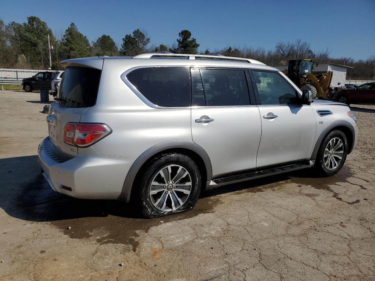 2018 Nissan Armada VIN JN8AY2ND9J9059716 Copart auction photo, front end / rear end damage thumbnail 3